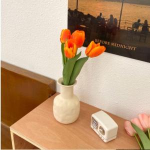 Kunstblumen Künstliche Tulpenblumen, gefälschter Tulpenstrauß für Hausgarten-Hochzeitsfeier, Geburtstags-Gartengeschäft-Dekoration, echter Touch für jeden Anlass