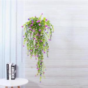 3-delige set met kunsthangplanten, decoratieve , klimop, kunstbloemen voor de tuin met balkon, binnen en buiten, 80 cm