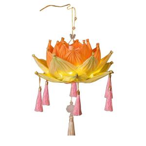 Künstliche handgehaltene Blumenkerzenlichter,Blumenkerzenlampe für das Mondfest und die asiatische Hochzeitsdekoration