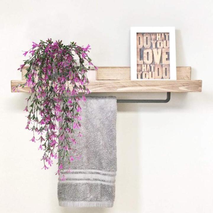 2Pcs Rose Red Fake Plants Plastic Plants Artificial Ivy Vine Outdoor Artificial Plant Artificial Hanging Plants for Indoor Outdoor Wedding Party Home Garden Wall Decoration