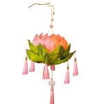Künstliche handgehaltene Blumenkerzenlichter,Blumenkerzenlampe für das Mondfest und die asiatische Hochzeitsdekoration
