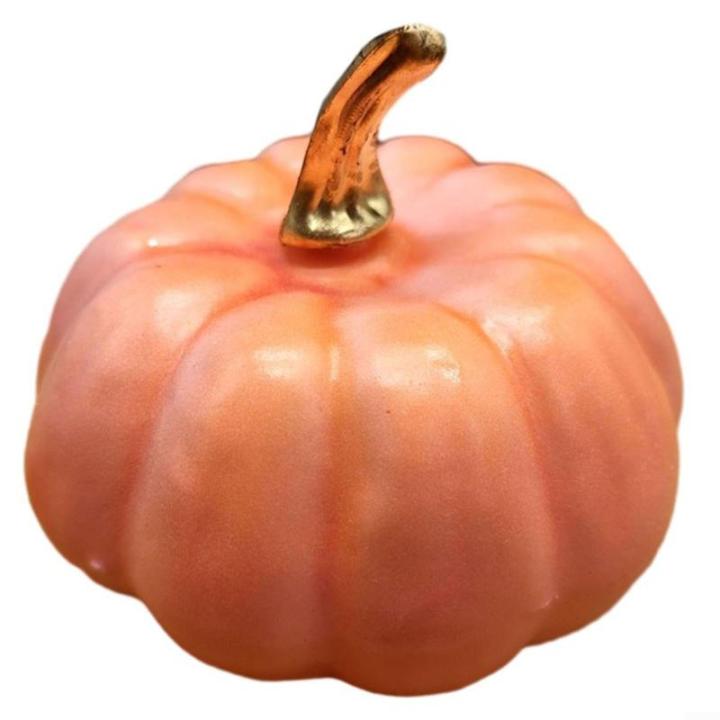 Künstlicher Jute-Kürbis für Thanksgiving-Dekoration, verschönern Sie mühelos die Herbstästhetik Ihres Hauses (grün)