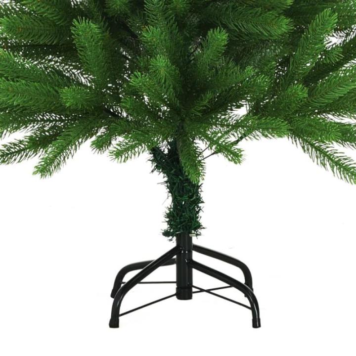 Künstlicher Weihnachtsbaum mit Beleuchtung & Kugeln mit LED Beleuchtung 120 cm Grün