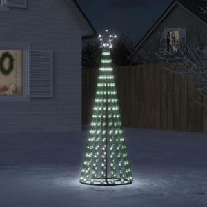 Weihnachtsbaum Kegelform Weihnachtsbaum Beleuchtung Christbaumbeleuchtung Weihnachtsbeleuchtung Weihnachtsdeko für Weihnachten, Party275 LEDs Kaltweiß 180 cm
