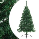 Mini Tannenbaum,Fairy Tree Weihnachtsbaum,Künstlicher Halber Weihnachtsbaum mit Ständer Grün 120 cm PVCGeeignet für Patio, Schlafzimmer, Wohnzimmer, Weihnachten