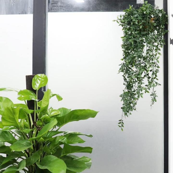 , hangende groene hangende 2 stuks, bladeren, namaak-slingers, kunststof planten, voor bruiloft, tuin, wanddecoratie (lengte: 80 cm)