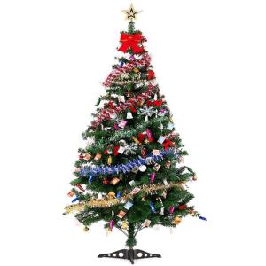 Weihnachtsbäume, künstliche Weihnachtsbäume, Weihnachtsdekorationen, Simulationsbaum-Set, Weihnachtsbaum-Set, Ornamente mit einfach zu bauenden (Weihnachtsbaum-Geschenken) (1,5 