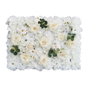 1 stuk 40 cm x 60 cm bloemenwandpaneel, , wandpaneel, bloemen, achtergrond, voor bruiloft, verjaardag, feest, woondecoratie, wanddecoratie, wit A