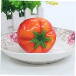 5 Sätze Nachahmung Tomate Lebensechtes Modell Künstliche Lebensechte Tomate Künstliche Tomaten Dekorative Tomaten Gefälschte Tomate Essen Zum Ausstellen Schaum Rot 5 Stück * 5
