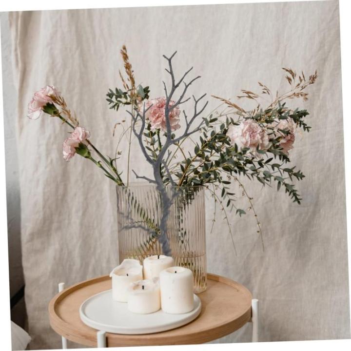 3 stuks kunsttak zwarte vazen nep takken zwarte stokken voor vazen ter decoratie eetkamertafel decoratie manzanita-takken van kunststof bodem plastic boom natuurlijk