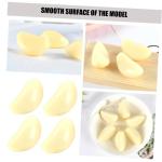2 Sätze 2 Sets Künstlicher Knoblauch Fotografie Requisiten Knoblauchflocken Modell Nachahmung Von Knoblauchflocken Requisiten Realistisches Gemüse Simulierte 12 Stück * 2