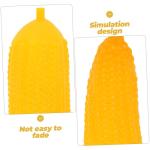 2 Sätze Simulation Mais Gemüse Foto Prop Spielzeug Künstliche Nahrungsstütze Kunstmais Für Tischdekoration Kunstmais Für Hausdekoration Maissimulationsmodell Plastik 3 Stück
