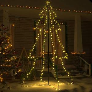 Weihnachtsbaum in Kegelform 240 LEDs Indoor Outdoor 118x180 cm
