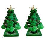【UK Stock 】Mini kerstboom magie groeien, papieren boom DIY kristal kweekkit/ornamenten decoratie speelgoed nieuwigheid kerstcadeau jongens meisjes wetenschapskits en speelgoed 