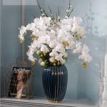 Kunstblumen Künstliche Blumen, Ochiden, Pflanzen, künstliche Orchidee im Topf, Pflanzen, Bonsai, schöne Dekoration für Hochzeit, Büro, Zuhause für jeden Anlass