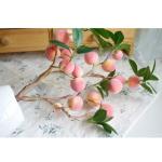 Kunstblumen Künstlicher Granatapfel, Pfirsich, Mandarinenbaum, Pflanzendekoration, Bonsai, Fensterbank, Dekoration, Hof, simulierte Pflanzen, Bonsai für Zuhause für jeden Anlass
