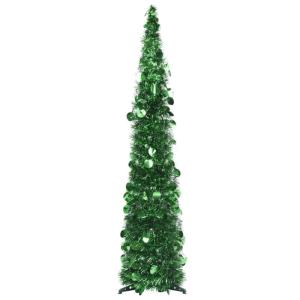 Künstlicher Pop-Up-Weihnachtsbaum Künstlicher Weihnachtsbaum Christbaum Tannenbaum Kunstbaum Weihnachten für Weihnachtsdeko Grün 120 cm PET