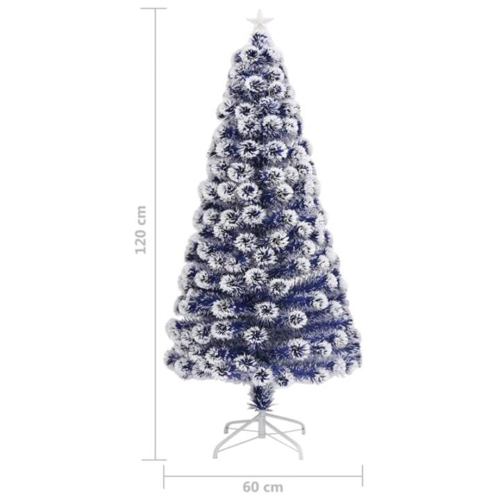 Künstlicher Weihnachtsbaum mit Beleuchtung 120 cm Glasfaser Christbaum Kunstbaum Dekobaum Tannenbaum Weihnachten Künstlicher Weihnachtsbaum für Weihnachtsdeko