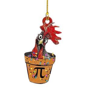 Weihnachten Deko Draußen Weihnachten Weihnachtsschal 2021Weihnachten Huhn Ornament Personalisierte Vögel Ornamente Produkt Für Familie Dekorationen Schal Dekoration & Aufhänger