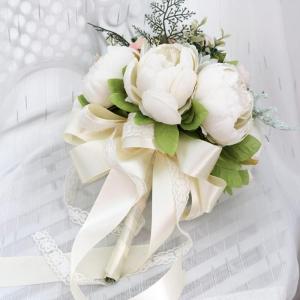 Künstliche Pfingstrose Hochzeit Brautstrauß Romantische Halten Blume Braut Brautsträuße Brautjungfer Blumenstrauß Valentinstag Dekoration