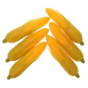 6st Mais Zur Dekoration Botanisches Dekor Simulation Lebensechtes Pflanzen Dekor Wohnakzente Dekor Realistisches Gemüse Kunstpflanze Ornament Gefälschtes Essen Schrank Süssigkei
