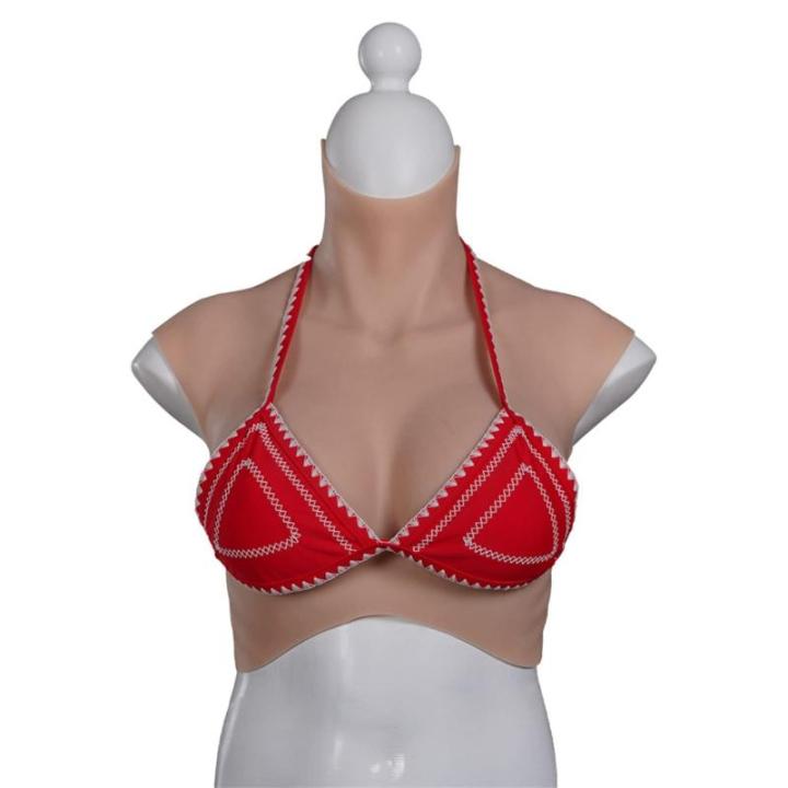 Siliconen borst siliconen gevulde E Cup realistische snit borsten gemaakt van siliconen gevuld met siliconen voor mannen tot vrouwen drag queen cosplay 1 bruin