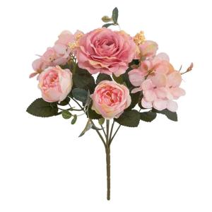 Künstliches Blumenarrangement ,Künstlicher Blumens Seidenstrauß, künstliche Pfingstrosen mit Stiel, künstliche Frühlingsblumen for die Vase, for Zuhause, Büro, Küche, Tafel