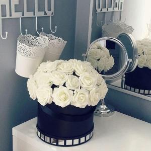8Cm Rose Bloemen Bruids Boeketten Voor Bruiloft Tafel Thuis Party Decoraties Diy Plakboek Benodigdheden (A,20 stuks)