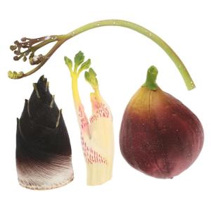 4 Stück Simulation Obst und Gemüse Gemüsedekor falsches Obst simuliertes Obst Gemüsegeschäft Gemüsemodelle kunstpflanze Künstliche Früchte Küchensimulation Gemüse Plastik