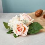 5 Stücke Künstliche Rose Blume für Hochzeit Mittelstücke Dekoration Leuchter Blume Dekoration Hochzeit Blume Anordnung