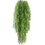 2 stuks kunstmatige klimop, slinger, 94 cm, kunstplant voor buiten, kunstplant, klimplant, groen, decoratie voor tuin, muur, hek, ophanging