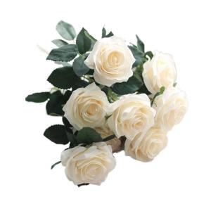 Simulatie Rose Set Thuis Woonkamer Decoratieve Nep Bloemen Eettafel Bloemen Zijden Bloemen Ornamenten Bruiloft Decoratie Unieke Decoratie (Color : B)