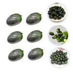 150 STK Olivenimitat Olivenornament Olive Dekorationen Künstliche Früchte Falsches Obst Obstdekor Modell Mit Gefälschten Früchten Dekoration Mit Künstlichen Früchten Plastik
