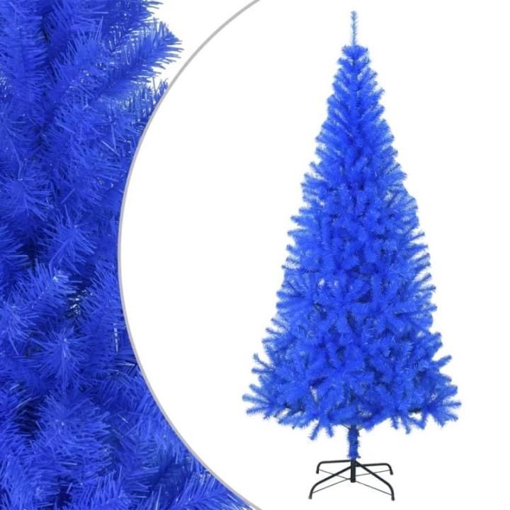 Christbaum künstlich,USB Weihnachtsbaum,Tannenbaum,Künstlicher Weihnachtsbaum mit Ständer Blau 210 cm PVCchristmas Tree,Weihnachtsbaum mit Beleuchtung,
