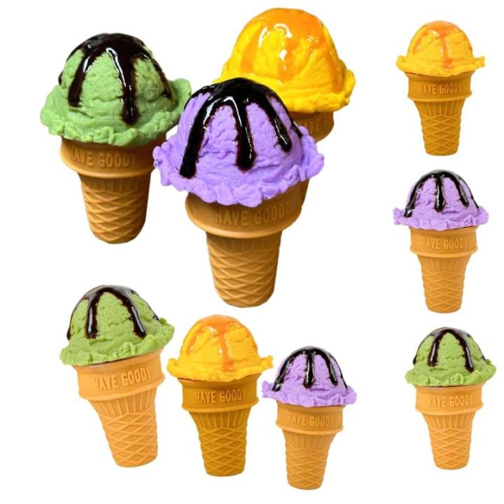 Künstliche Eisportionierer, realistische Simulation, Nachahmung von künstlichen Lebensmitteln, Desserts, Modellnachbildung, gefälschte Eiskugeln, Fotografie-Requisite für Zuhau