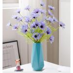 Kunstblumen Künstliche kleine Gänseblümchen-Blumen, Faux Gänseblümchen-Blumenstrauß-Arrangements für Zuhause, Partyraum, Blumendekoration, Foto-Requisiten für jeden Anlass