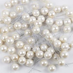 20 Stück Künstliche Beeren 12mm,Dekorative Beerenstiele,Beeren Früchte,für DIY Handwerk Dekoration,Weihnachtsbaum Weihnachtskranz Tischdeko,Hochzeit,Home Decoration,Weiß