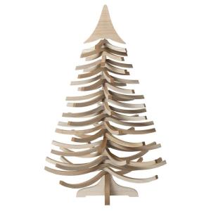 Kerstboom van sparrenhout - opklapbare dennenboom - 157 x 104 cm - 20167-23