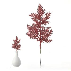 10 stücke Weihnachten Künstliche Kiefer Nadeln, 10, 6 Zoll Glitzer Kiefer Stems Kiefer Blätter Branchen Faux Zeder, Frosted Künstliche Kiefer Needles Branchen, für Weihnachten
