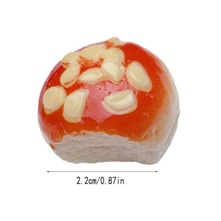 Fake Kuchen künstliche Kuchen 6 Stücke Miniatur Kuchen Brot DIY Dessert Modell Realistische Künstliche Simulation Kuchen Modell Realistisches Essen