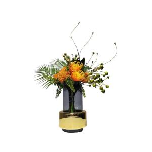 Kunstblumen Künstliche Blumen, Heimdekoration, Arrangement in Vase, Esstisch, Wohnzimmer, Schlafzimmer, Hochzeit, Blumenkunst, dekorativ für jeden Anlass