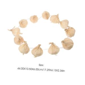 Simulierter Knoblauch Mit Einer Schnur Zur Abwehr Böser Geister Italienisches Knoblauchdekor Künstlicher Knoblauchstrang Naturgetreuer Weißer Knoblauchständer Künstliches