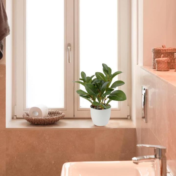 in pot, 28 cm, voor woondecoratie, kunstmatige kamerplant, camellia, bloemstukken, thuis- en kantoordecoratie, desktop, bonsai, met potten, tafeldecoratie, huis, balkon,