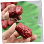 1 Satz Simulierte Jujube Hochzeitsdeko Hochzeits Dekoration Hohzeitdeko Easy Putz Modell Mit Fruchtdatteln Jujube-ausstellungsformen Künstliche Früchte Falsches Datum PVC 30st