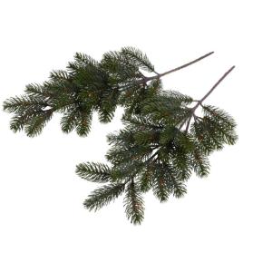 Kunstmatige dennentak/kersttak in spuitgietproces, gemaakt met 28 takjes (2 stuks)