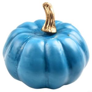 Künstlicher Jute-Kürbis für Thanksgiving-Dekoration, verschönern Sie mühelos die Herbstästhetik Ihres Hauses (blau)