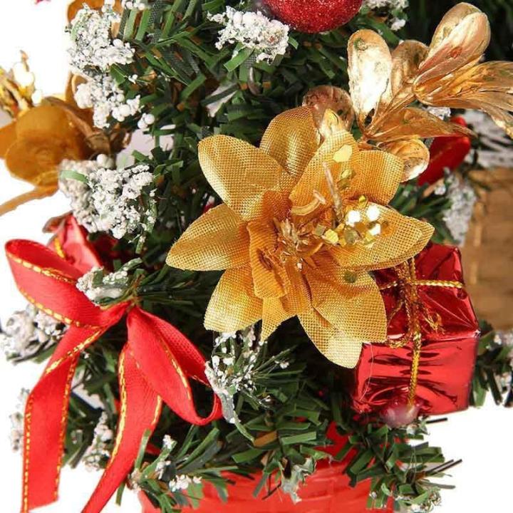 Weihnachtsbaum Geschmückt Weihnachtsbaum Klein Geschmückt Weihnachtsdeko Mini Geschmückter Weihnachtsbaum Künstlich Kleiner Weihnachtsbaum Tisch Tannenbaum für Weihnachten Dek