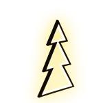 Led-boom 153 leds, 40 cm hoog, met grondstekker, dennenboom outdoor XS