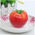 4 Sätze Nachahmung Tomate Vasenfüller Aus Künstlichen Früchten Lebensechtes Fruchtmodell Tischdekoration Küchentomaten-Requisite Realistisches Gemüsemodell Schaum Rot 5 Stüc