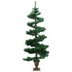 Spiral-Weihnachtsbaum mit Beleuchtung und Topf Grün 120 cm Christbaum Dekobaum Kunstbaum mit Ständer Tannenbaum Weihnachten Künstlicher Weihnachtsbaum für Weihnachtsdeko